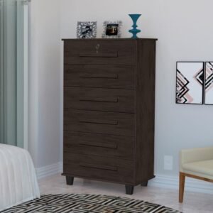 Comoda Trinobel 6 Gavetas Imbuia