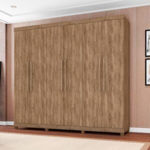 Guarda Roupa Amsterda 2.60 Noce Bronze