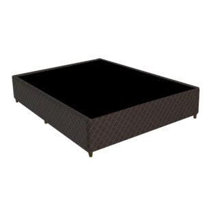 Base Box Madeira Macica Casal 1.38 Marrom