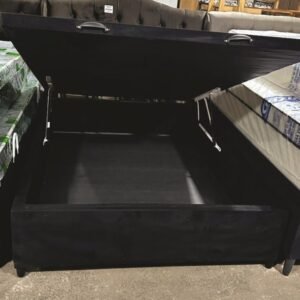 Base Box Bau Preto Casal 1.38