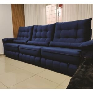 Sofa Moscou 3.5 Azul Maia 124
